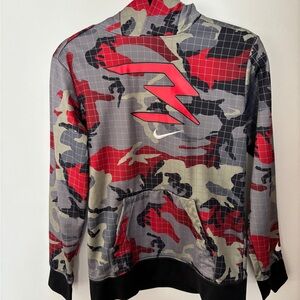 Nike Camo Hoodie Dangeruss Dri Fit